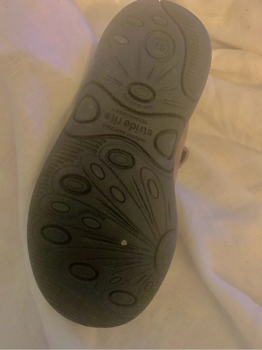Stride Rite Girls Brown Suede Mary Jane Dress Shoes